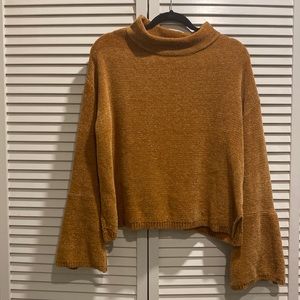 Melrose and Market Mustard Golden Yellow Fashion Sweater Top